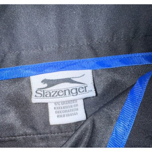 Slazenger Mens Flat Front 10" Inseam Polyester Stretch Black Golf Shorts Size 34 - Picture 6 of 7